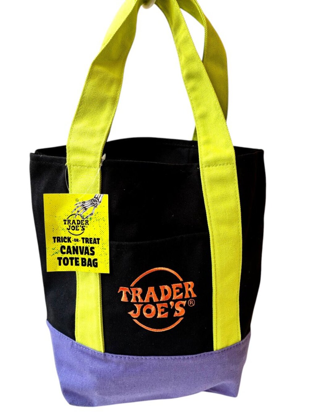 Trader Joe’s Trick Or Treat Mini Tote Bag 2025 limited Halloween 🎃 - Picture 7 of 10